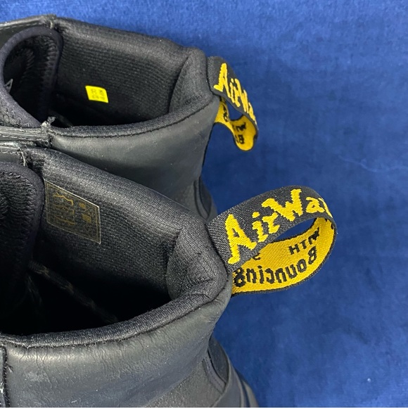 Dr. Martens lace up utility boots, tarik leather and nylon, black, mens US 11 - Picture 7 of 10